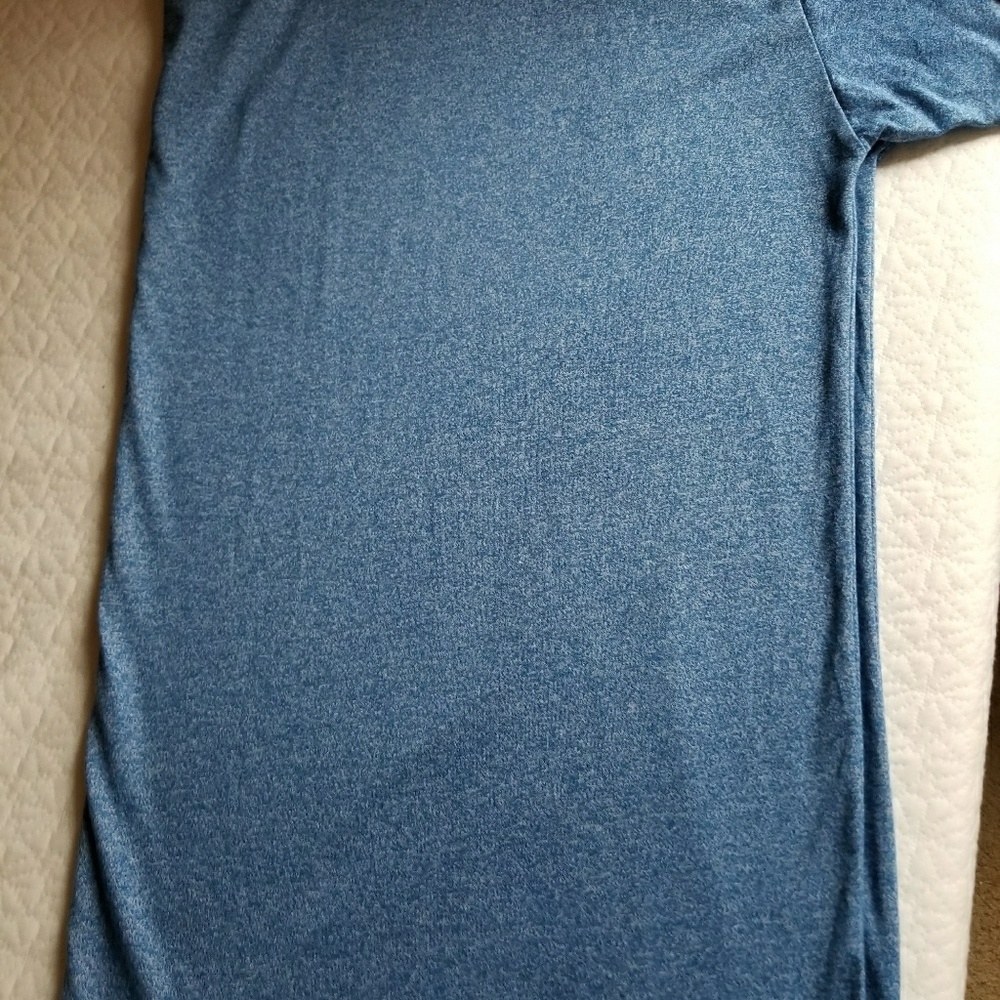 3x Blue Heathered Lularoe Irma Tunic